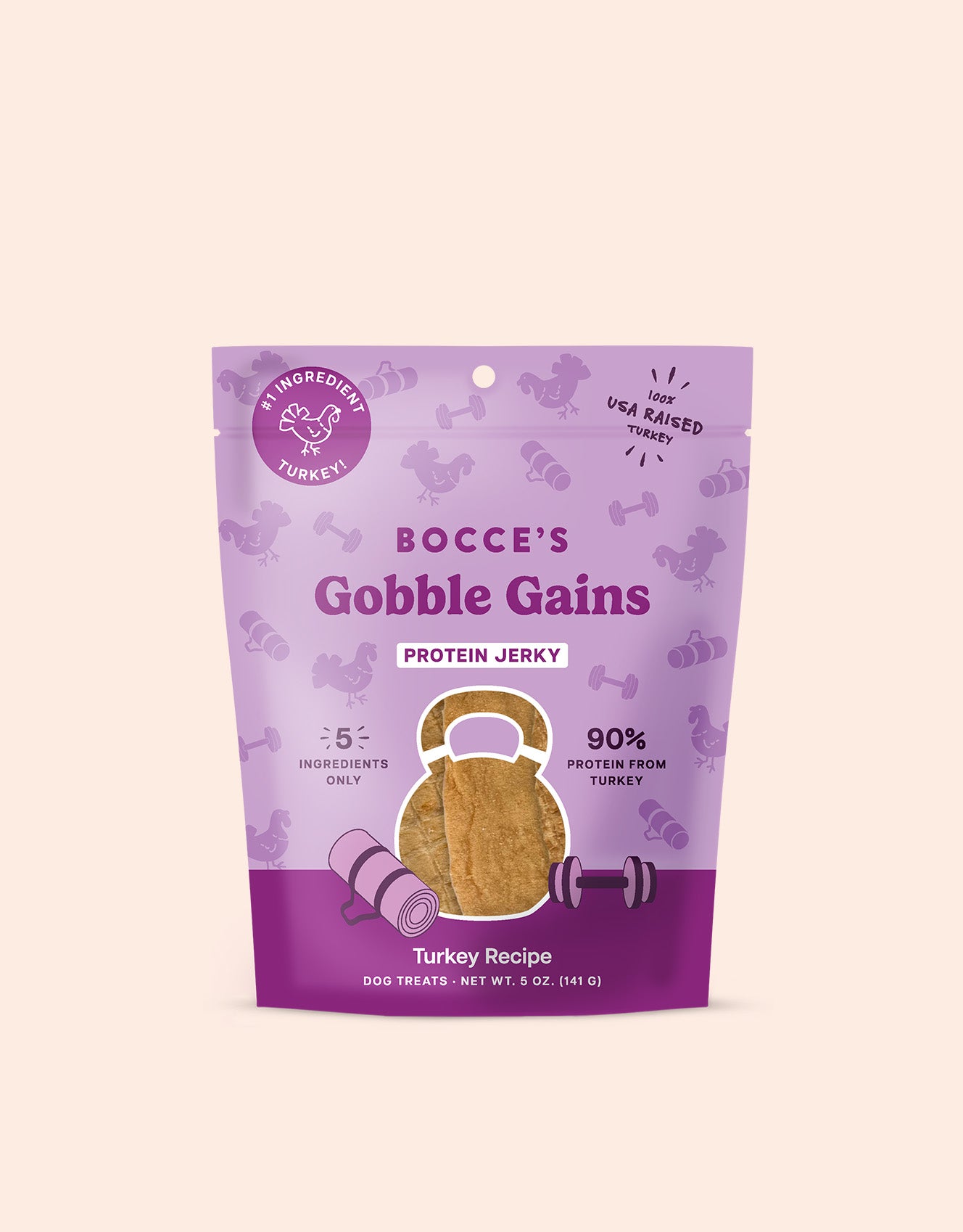 Bocce's Bakery Gobble Gains Protein Jerky Cuts