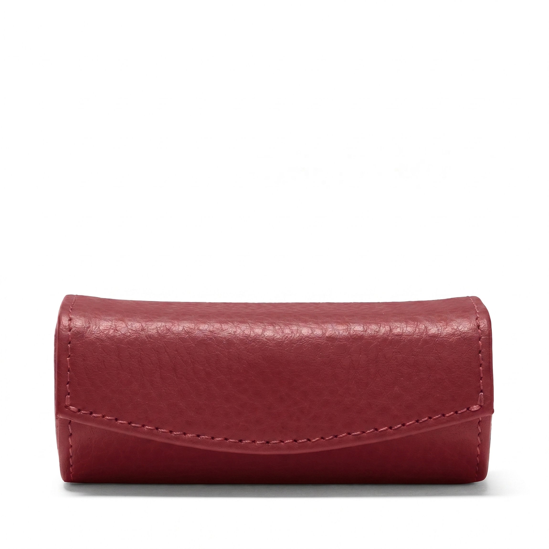 Leatherology Lipstick Case Garnet Red