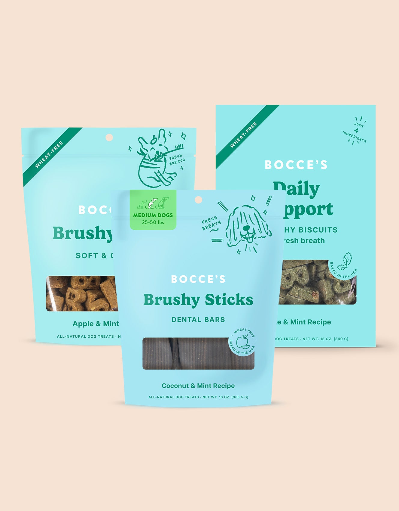 Bocce's Bakery Fresh Kisses Bundle - Medium