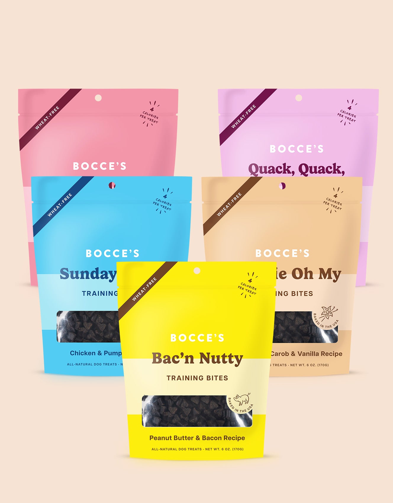 Bocce's Bakery Everyday Training Bites Assorted Bag Bundle