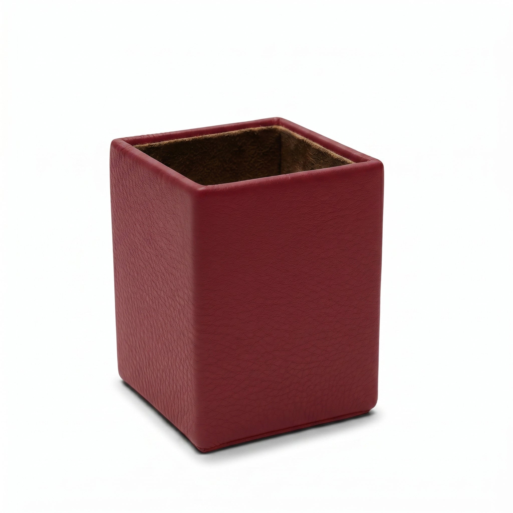 Leatherology Classic Pencil Cup Garnet Red