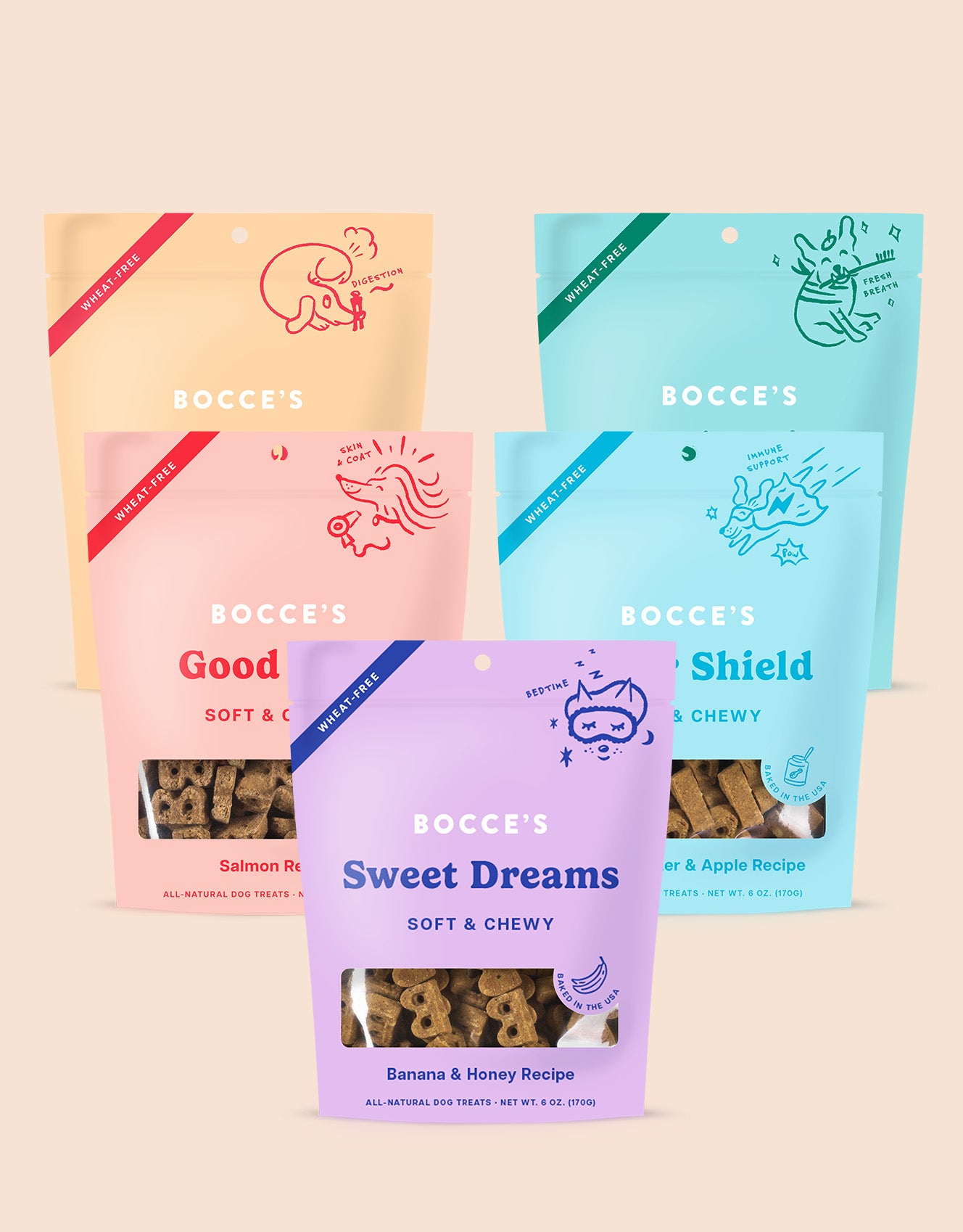 Bocce's Bakery Dailies Soft & Chewy Assorted Bag Bundle