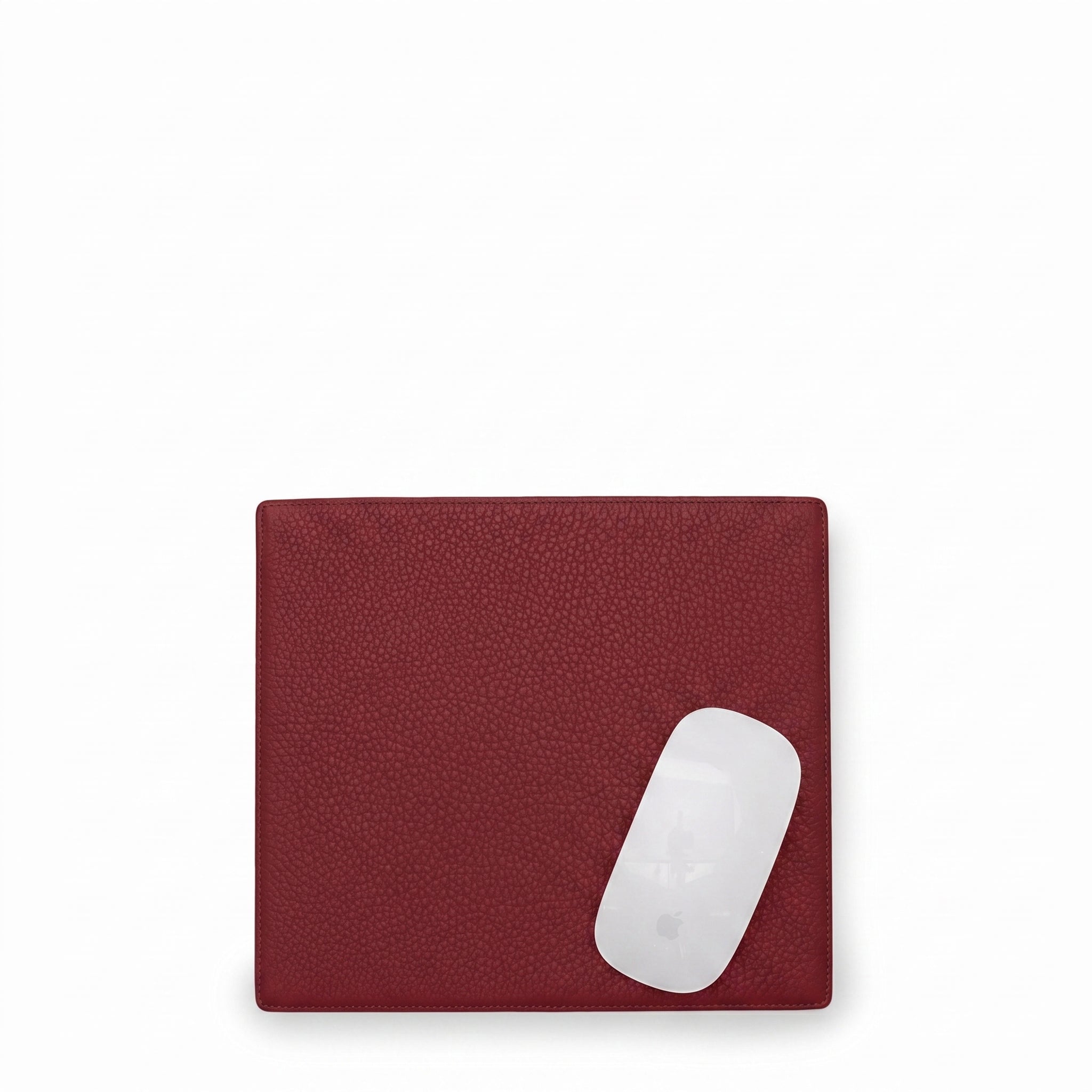 Leatherology Classic Mouse Pad Garnet Red