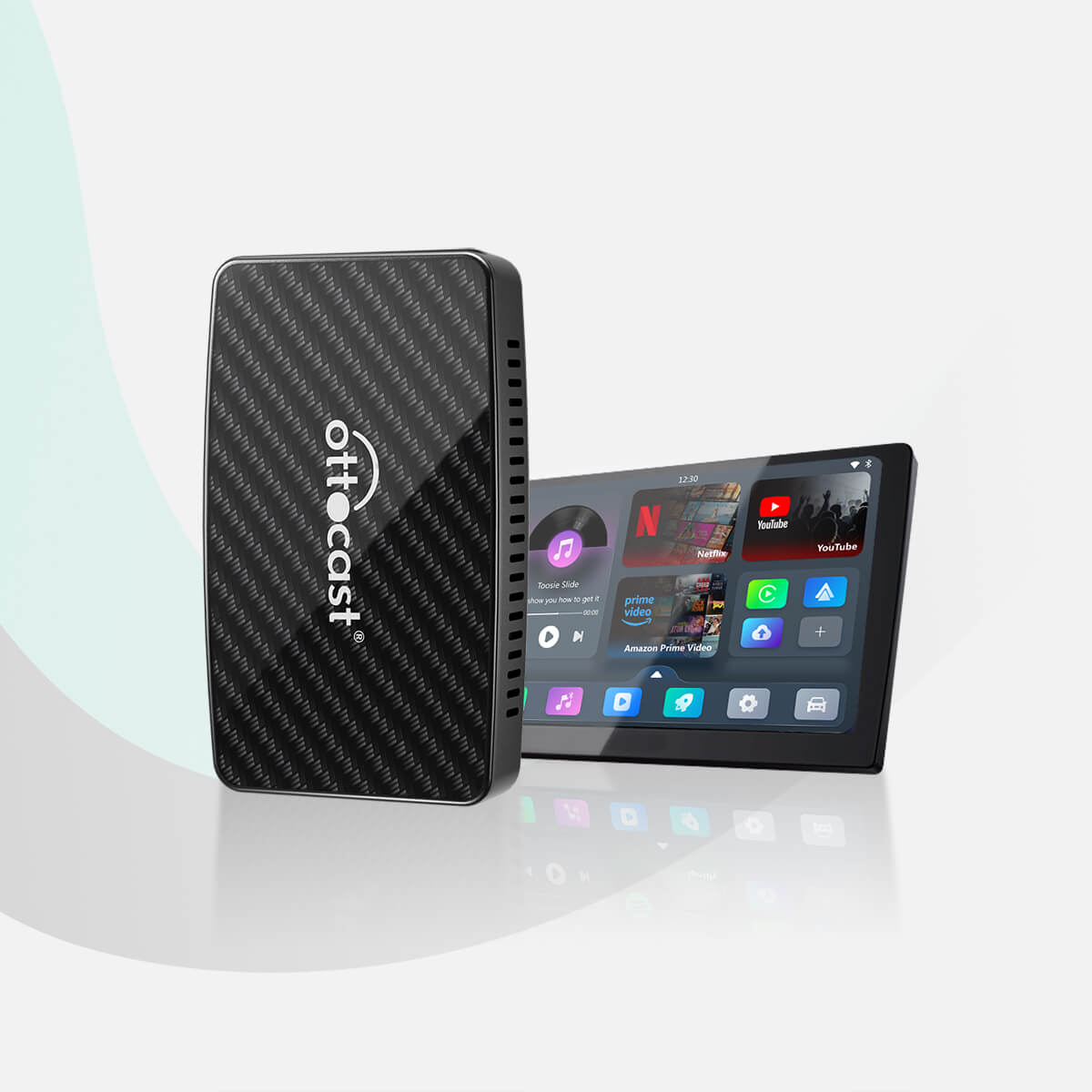 Ottocast Play2Video Pro Wireless CarPlay/ Android Auto All-in-one Adapter