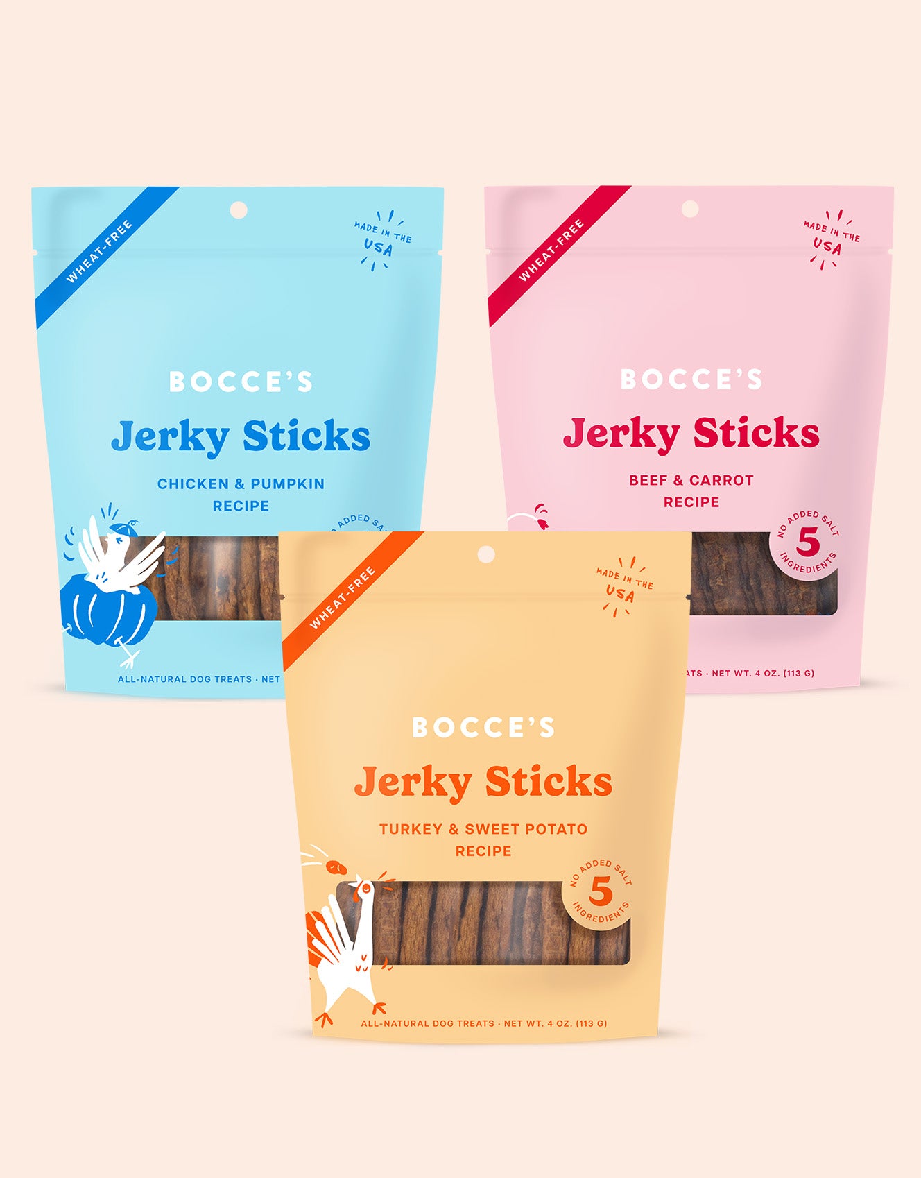 Bocce's Bakery Jerky Sticks Bundle
