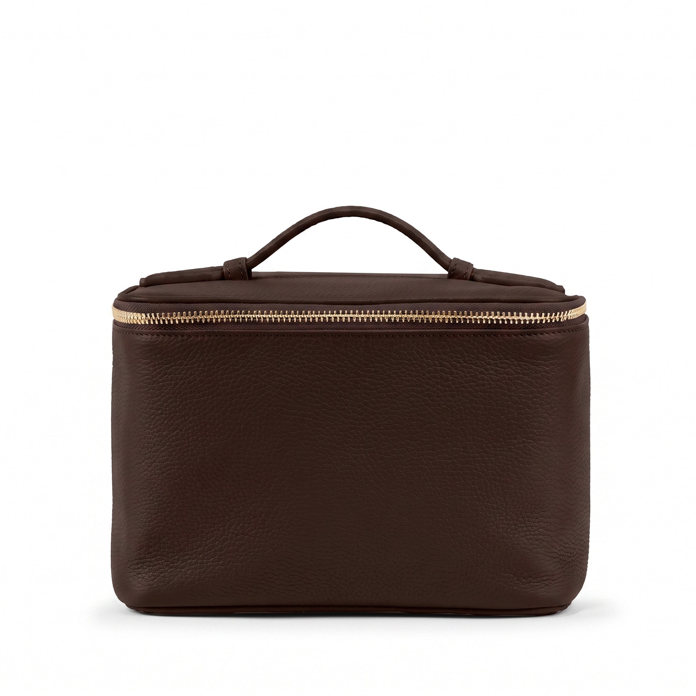 Leatherology Small Train Case Umber
