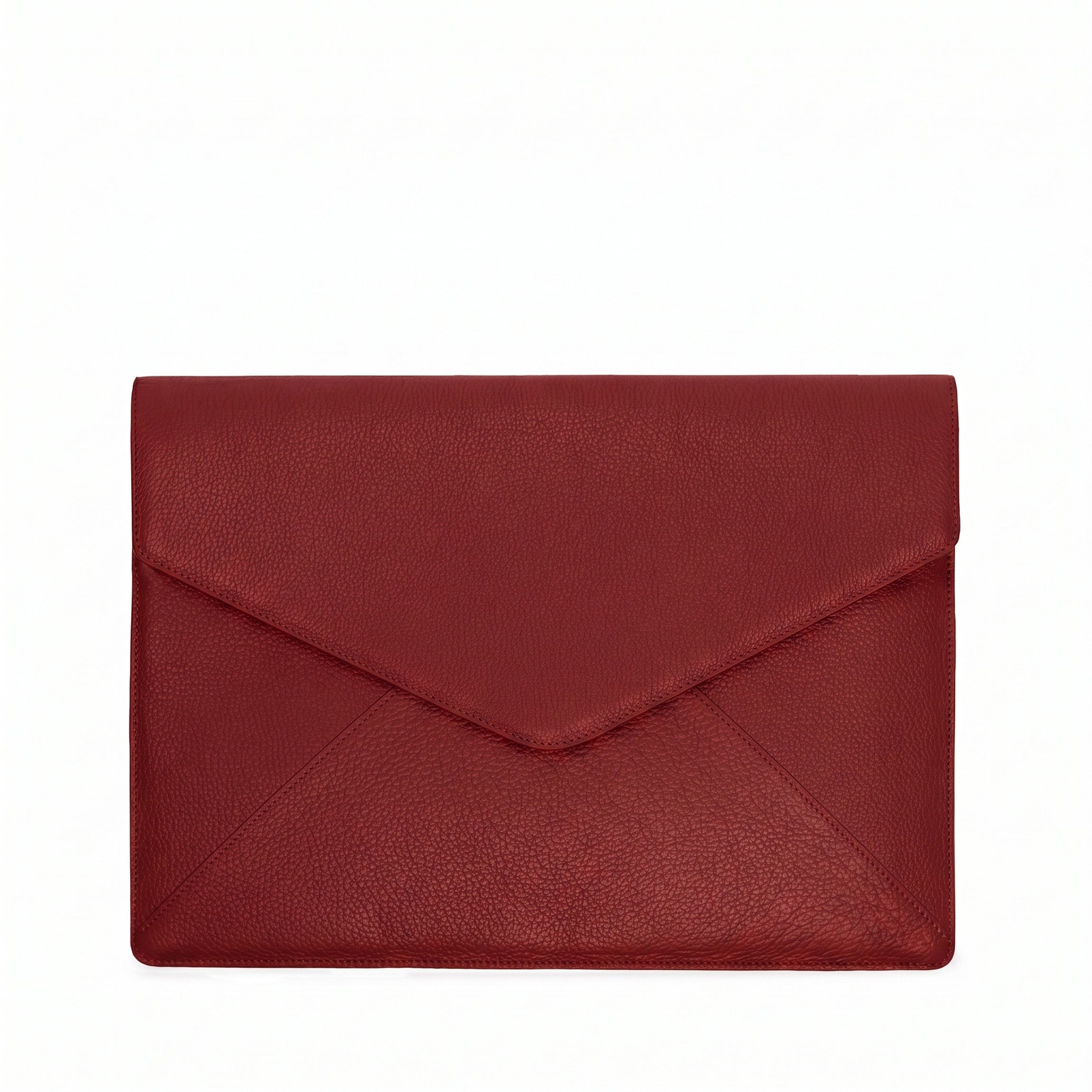 Leatherology Laptop Envelope Organizer Garnet Red