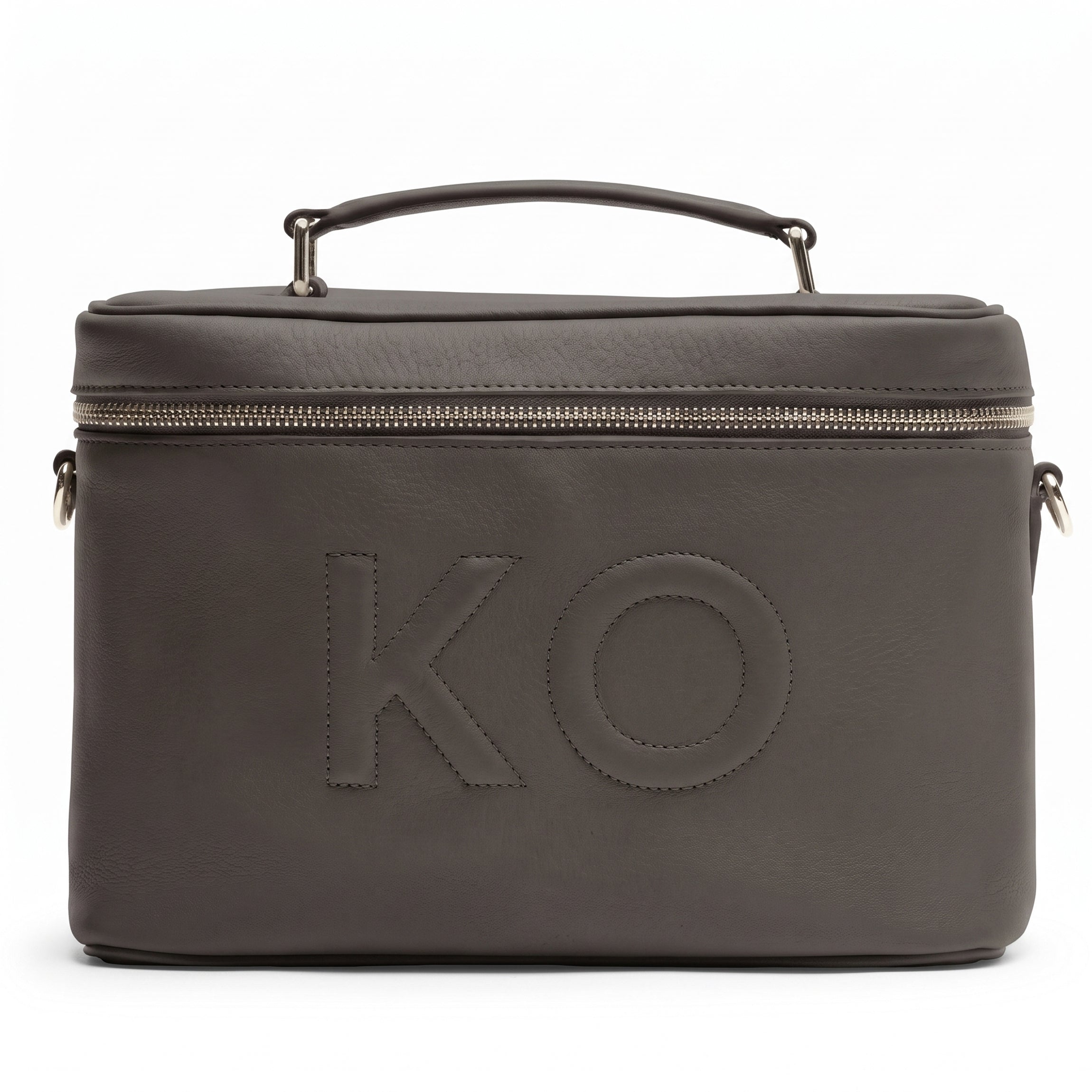 Leatherology XL Train Case Driftwood