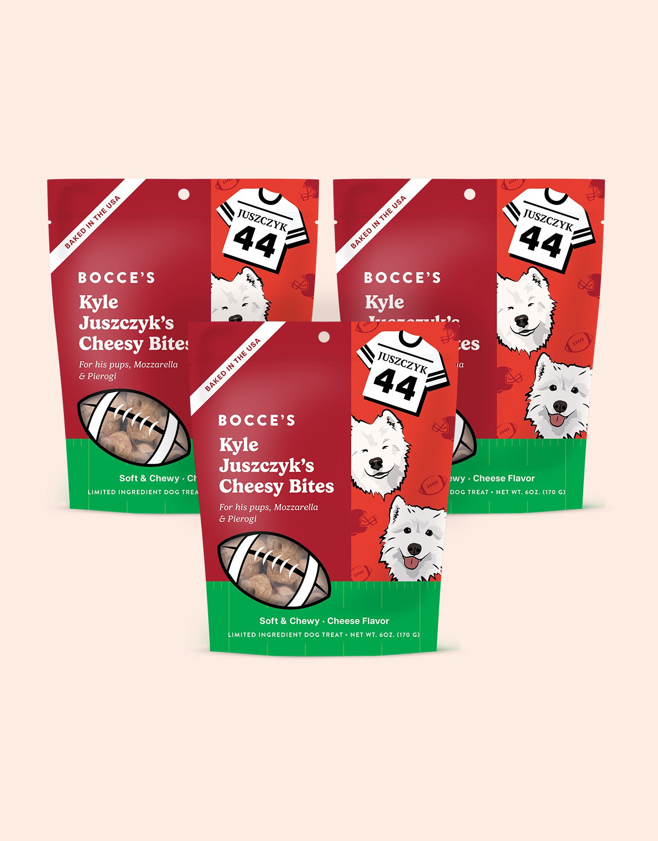 Bocce's Bakery Kyle Juszczyk’s Cheesy Bites 3-pack