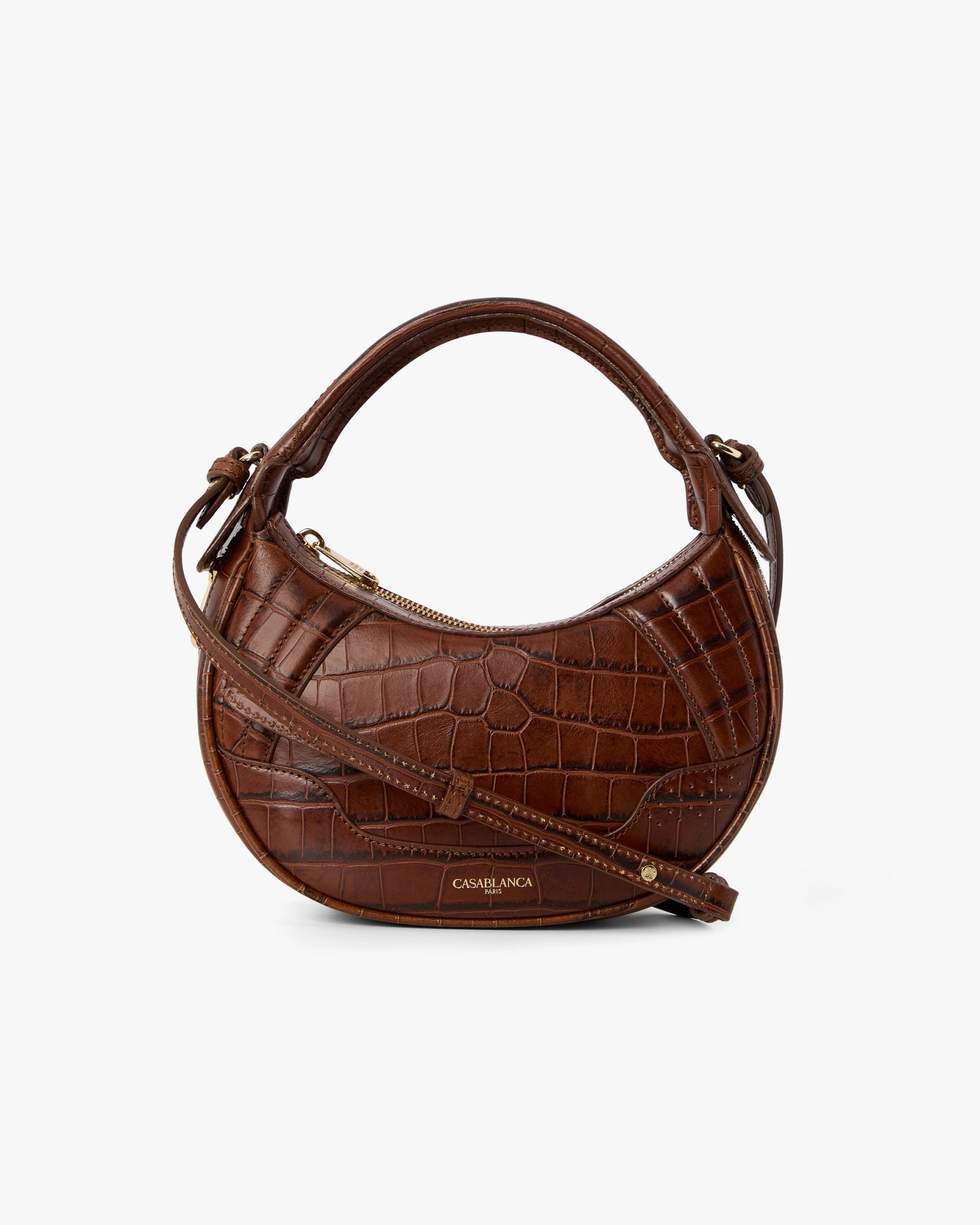 Casablanca Brown Biker Bag