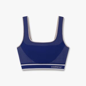 Casablanca Blue Seamless Bralette
