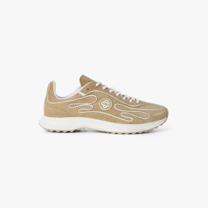 Casablanca Men's Beige Suede Stade Sneaker