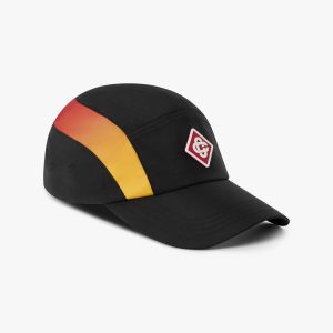 Casablanca Black & Orange Gradient Nylon Cap