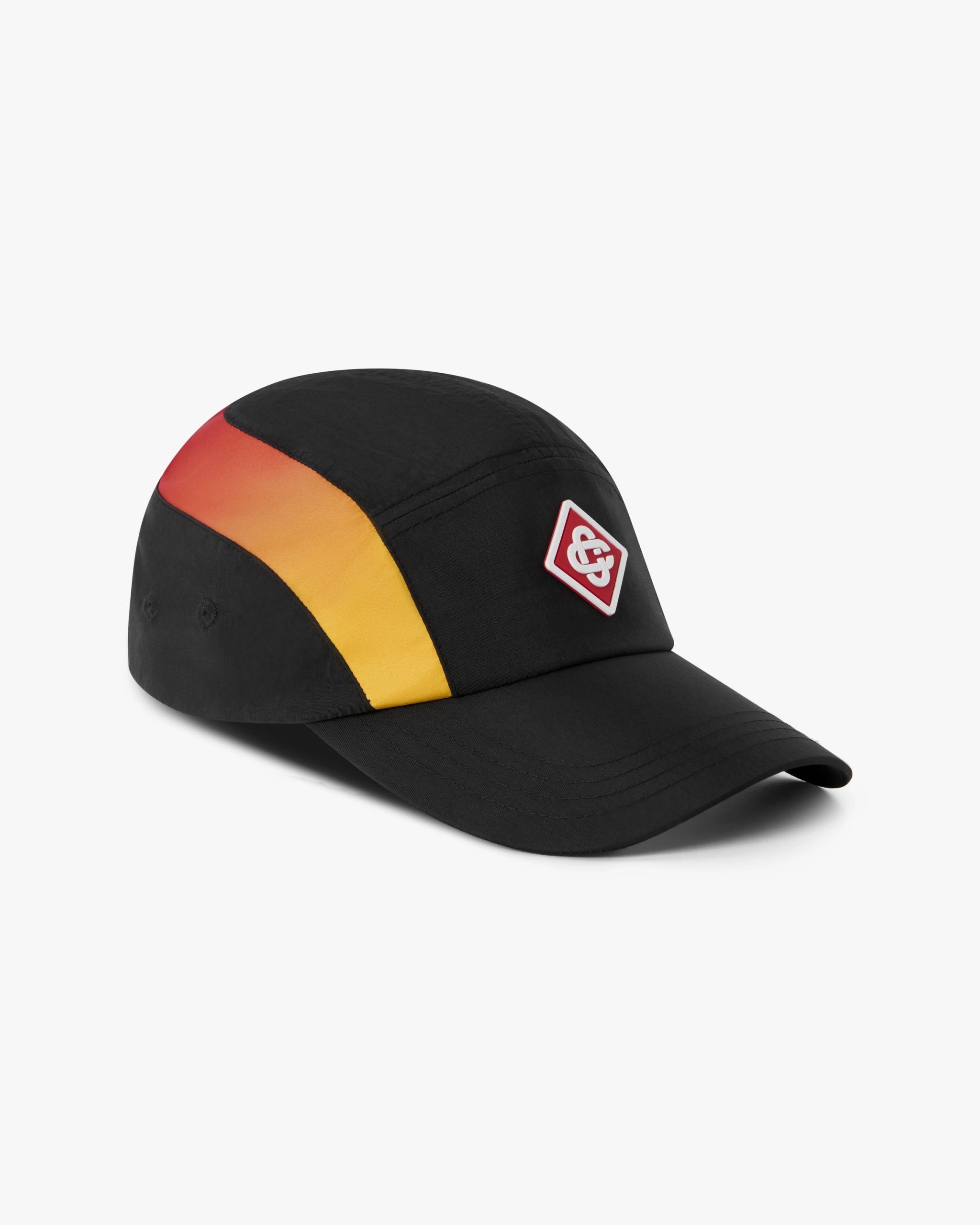 Casablanca Black & Orange Gradient Nylon Cap