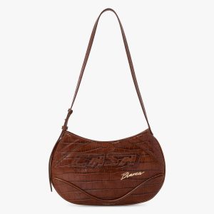 Casablanca Brown Slim Biker Bag