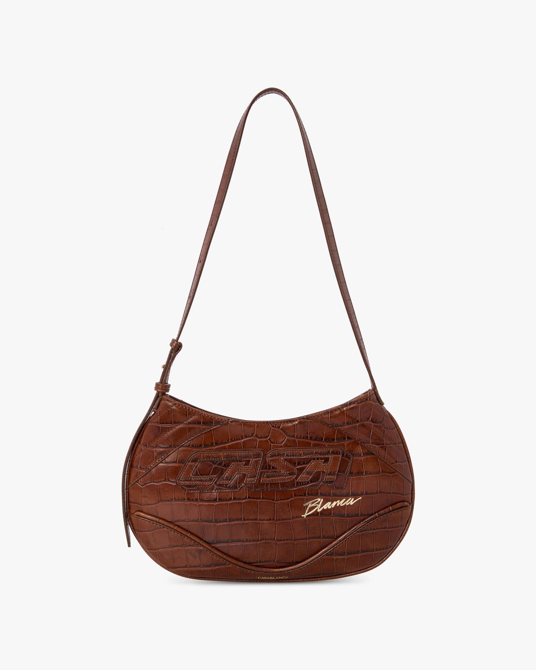 Casablanca Brown Slim Biker Bag