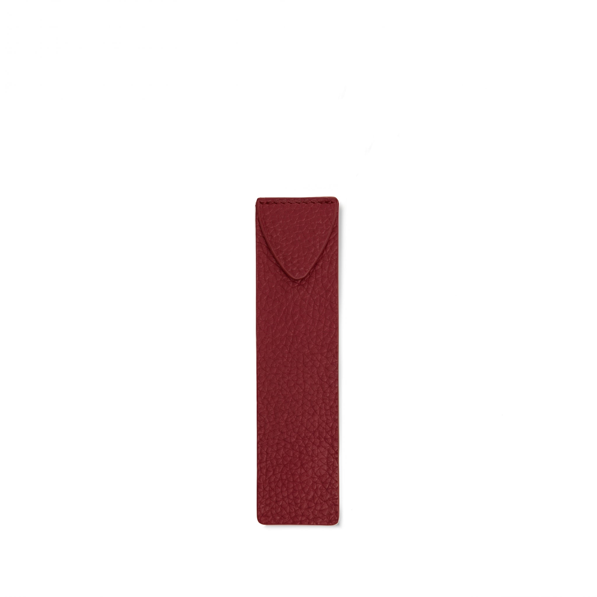 Leatherology Tab Bookmark Garnet Red