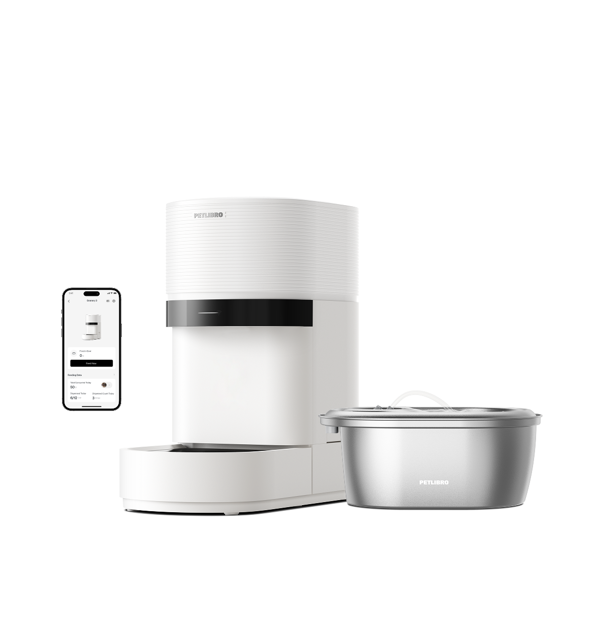 Petlibro Granary 2 & Stainless Steel Fountain