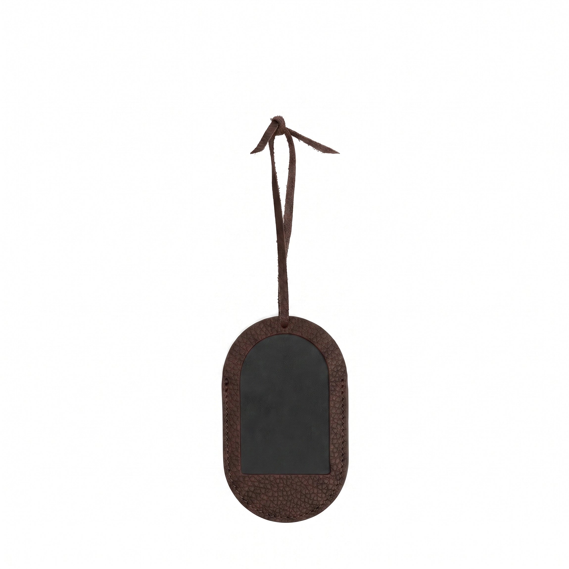 Leatherology Oval Photo Frame Ornament Umber
