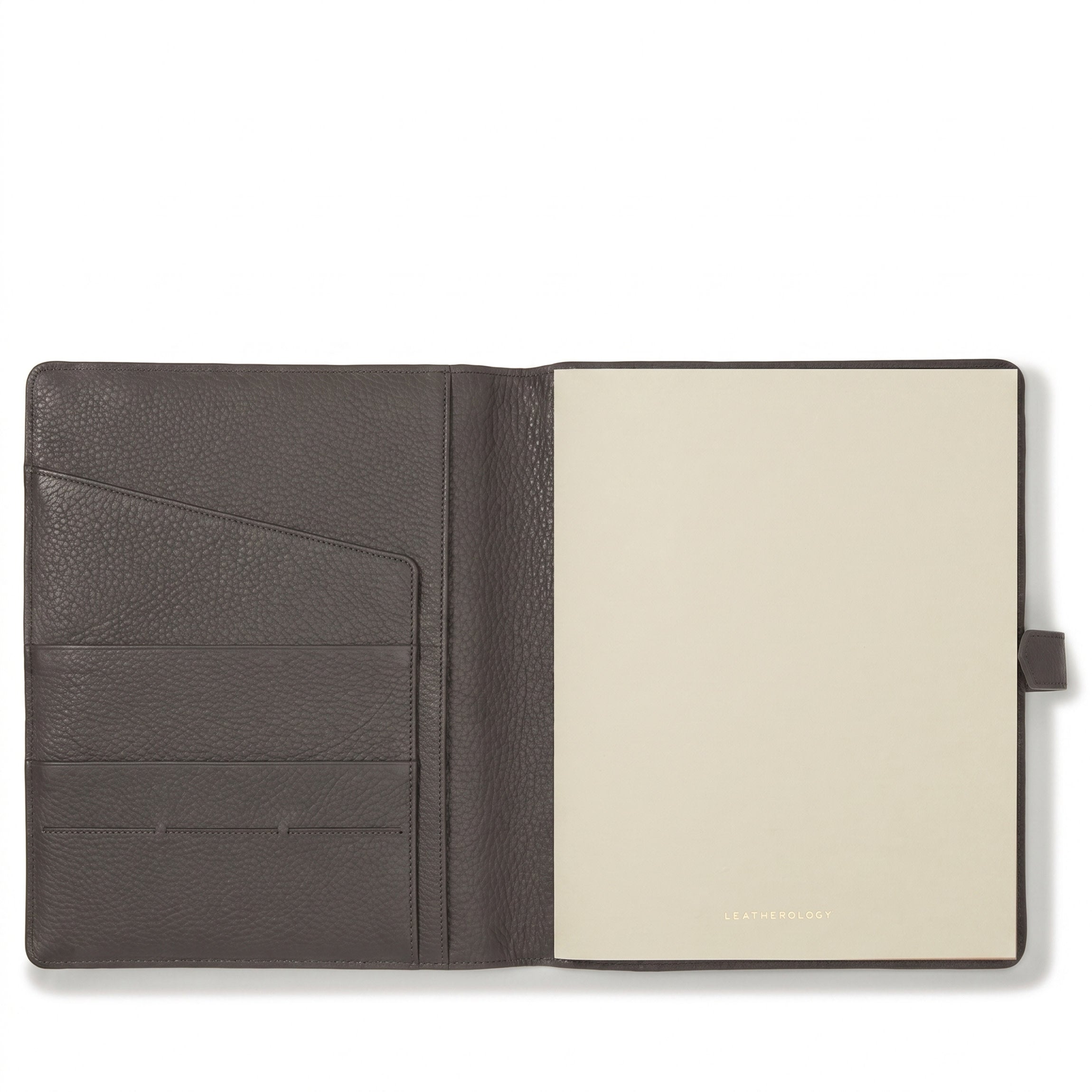 Leatherology Letter Snap Bound Journal Driftwood