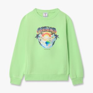 Casablanca Children's Green Airspray Sweatshirt