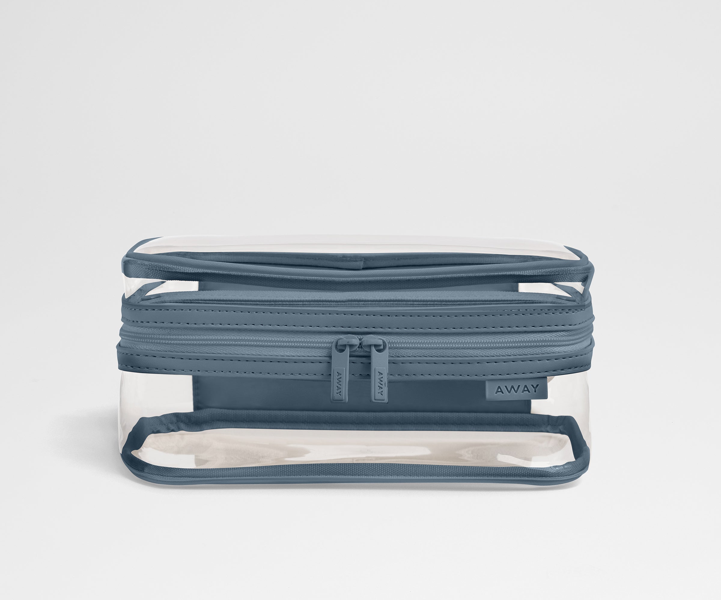 Away Clear Toiletry Bag in Coast Blue