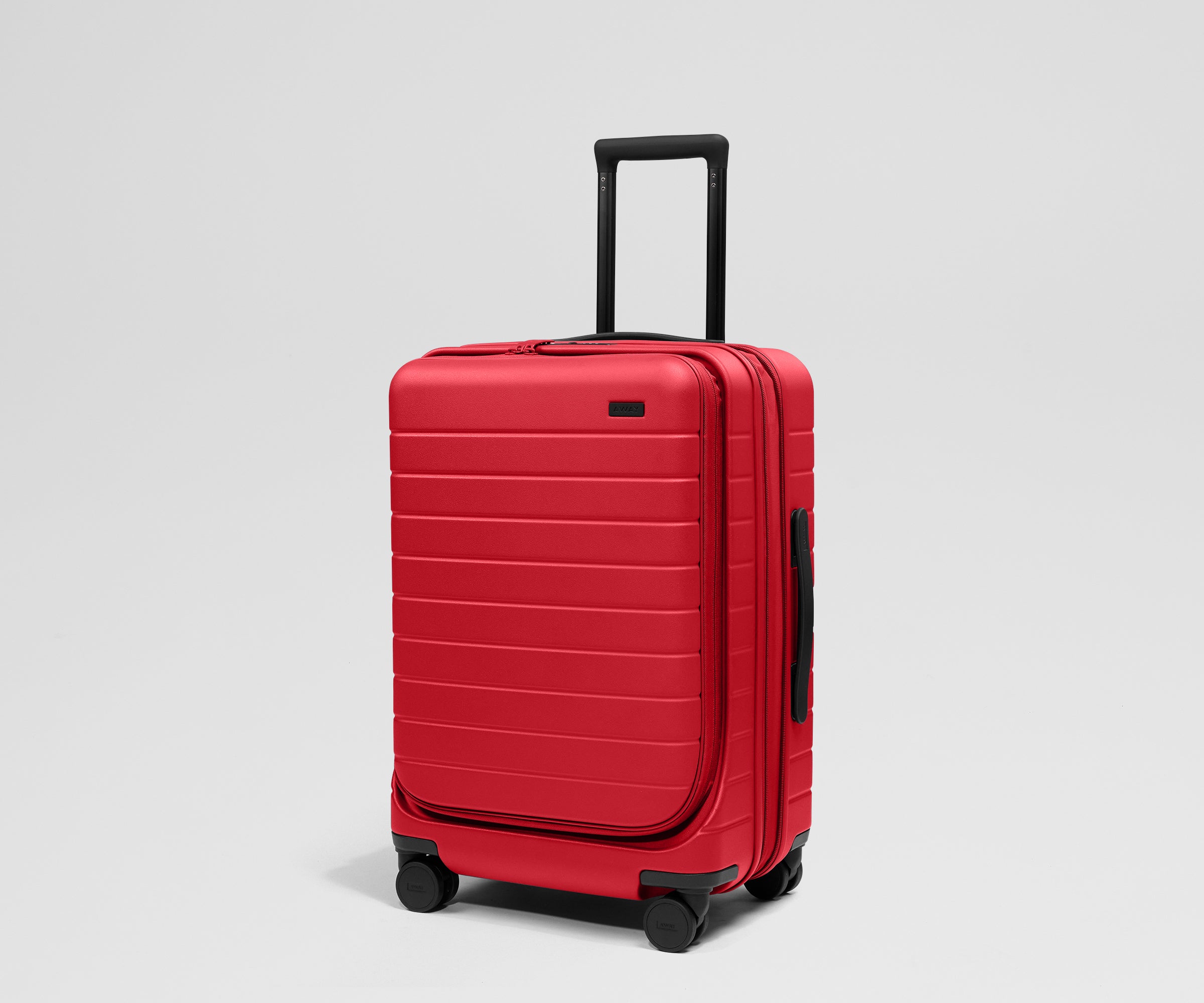 Away Topside Bigger Carry-On in Cherry Red