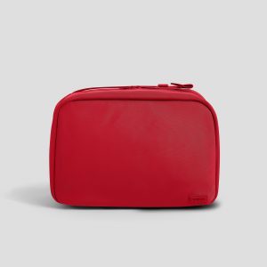 Away Hanging Toiletry Bag in Cherry Red