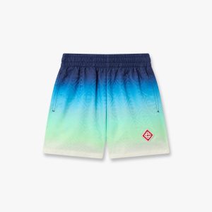 Casablanca Children's Blue & Green Gradient Swim Shorts