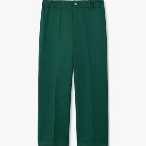 Casablanca Children's Green Monogram Chino Trousers