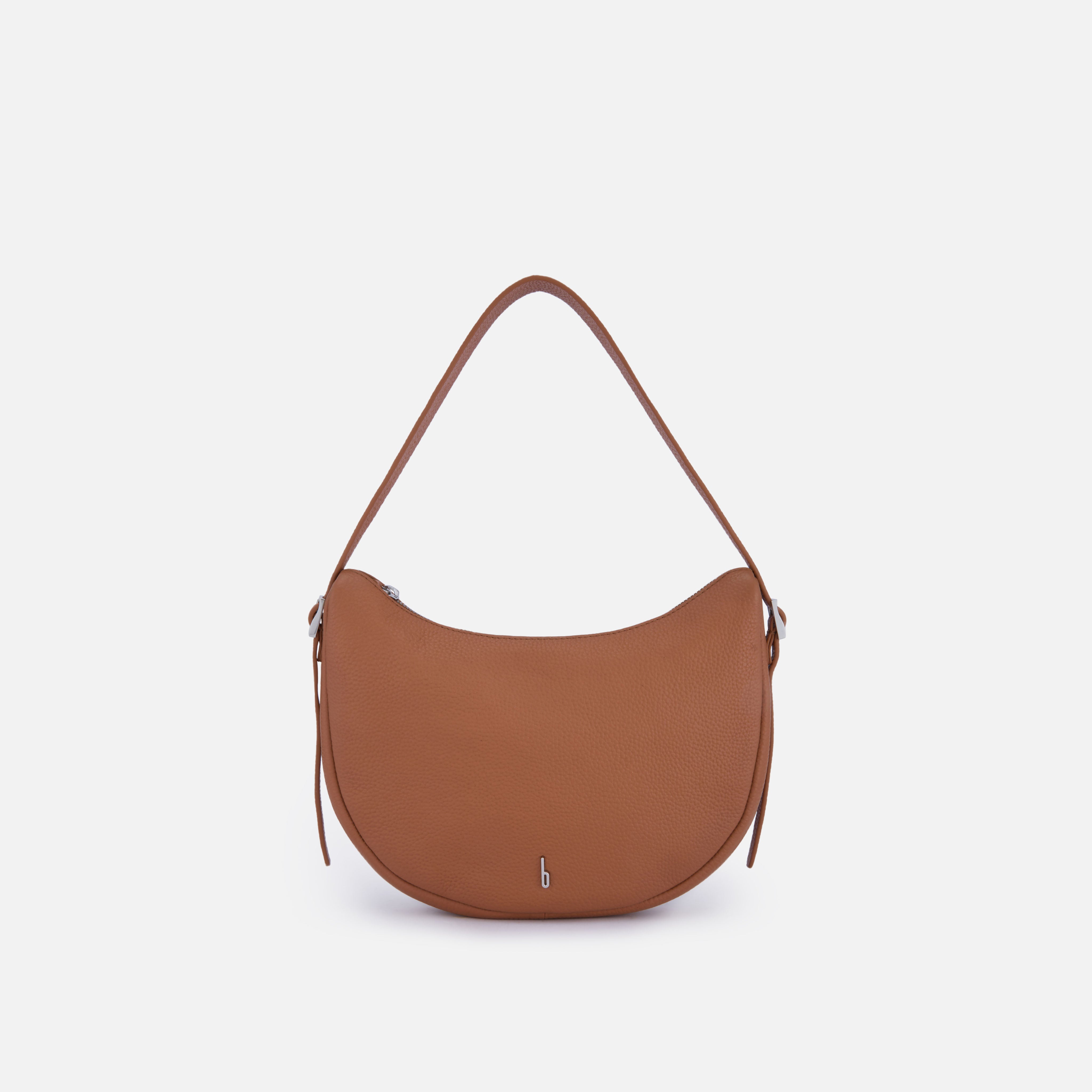 Behno INA CRESCENT CROSSBODY PEBBLE TAN