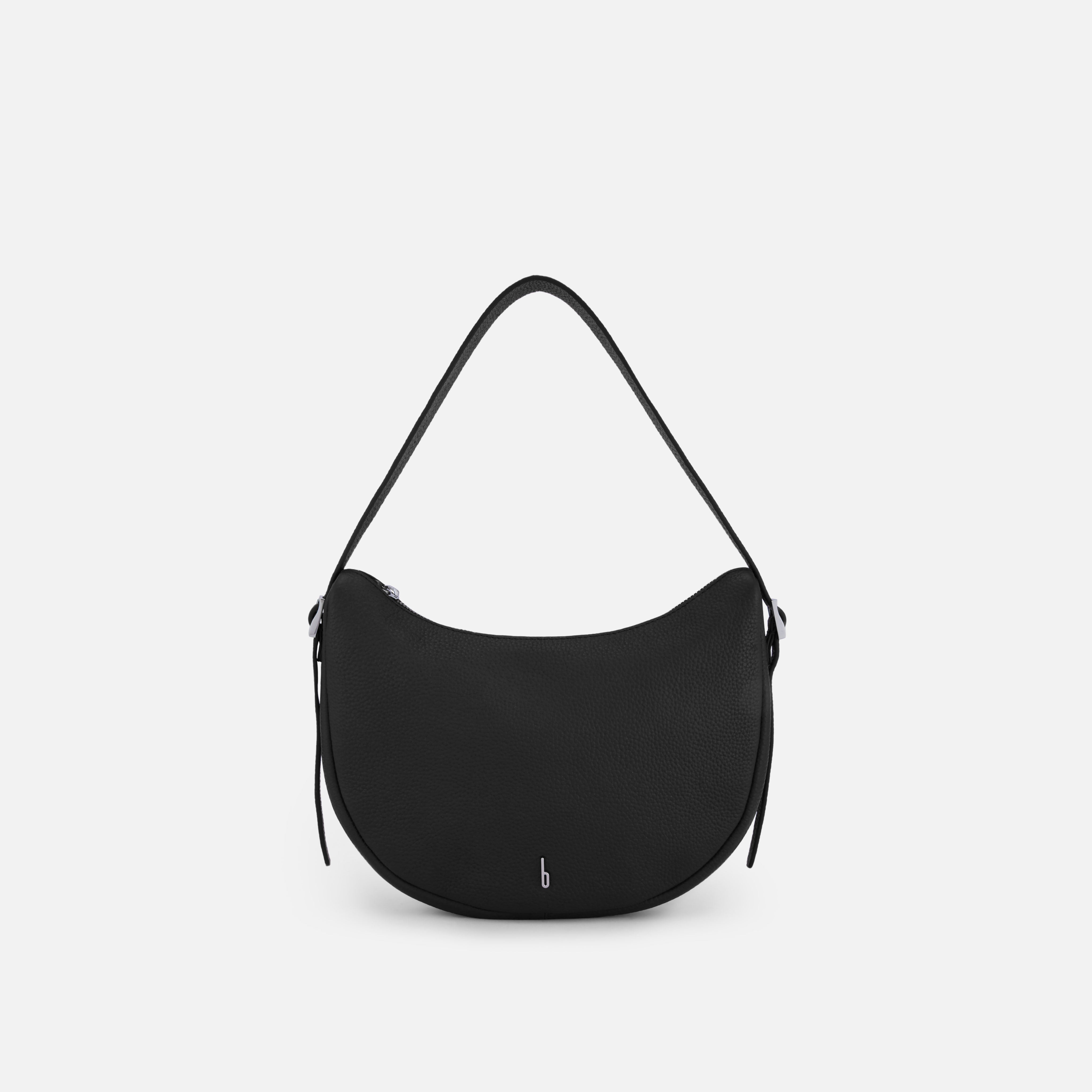 Behno INA CRESCENT CROSSBODY PEBBLE BLACK