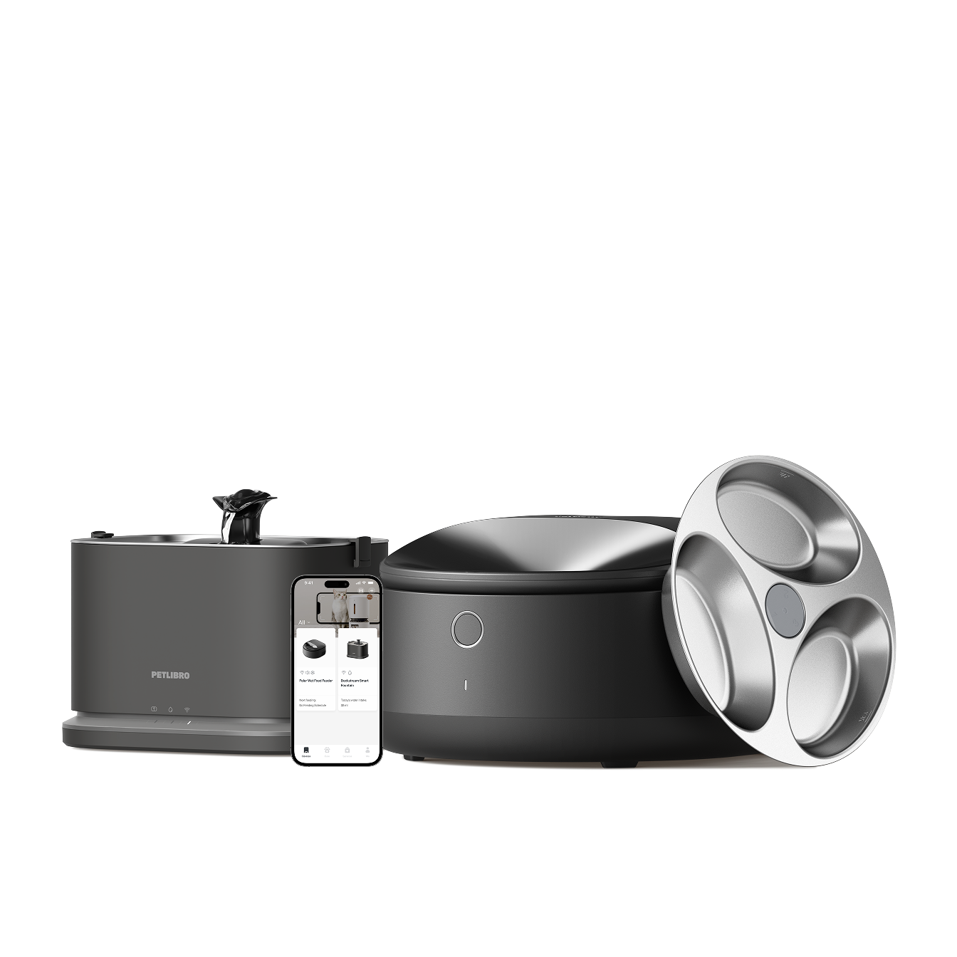 Petlibro Polar Smart Wet Food Feeder & Dockstream 2 Smart Fountain