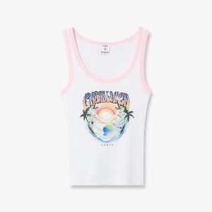 Casablanca Multicolour Airspray Printed Tank Top