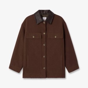 Casablanca Dark Brown Workwear Jacket