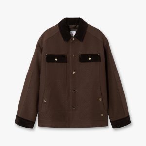 Casablanca Dark Brown Workwear Safari Jacket