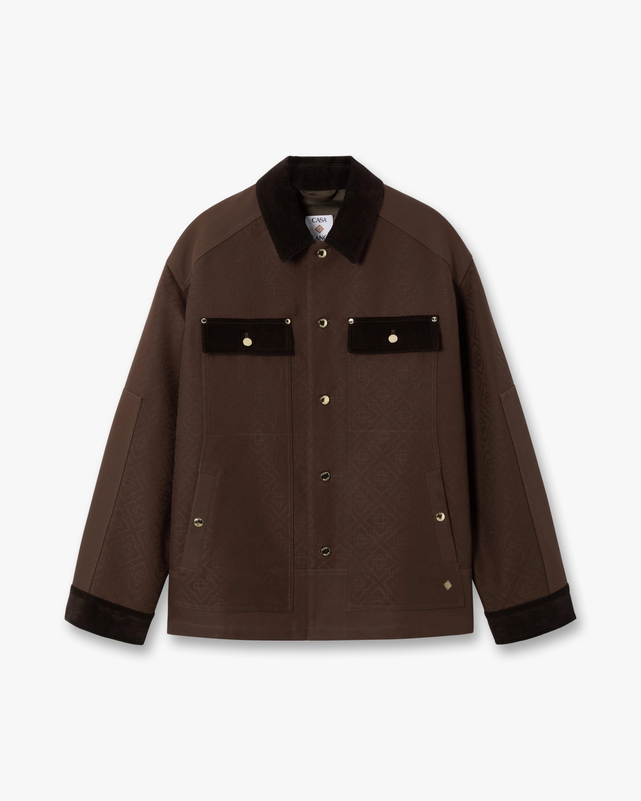 Casablanca Dark Brown Workwear Safari Jacket