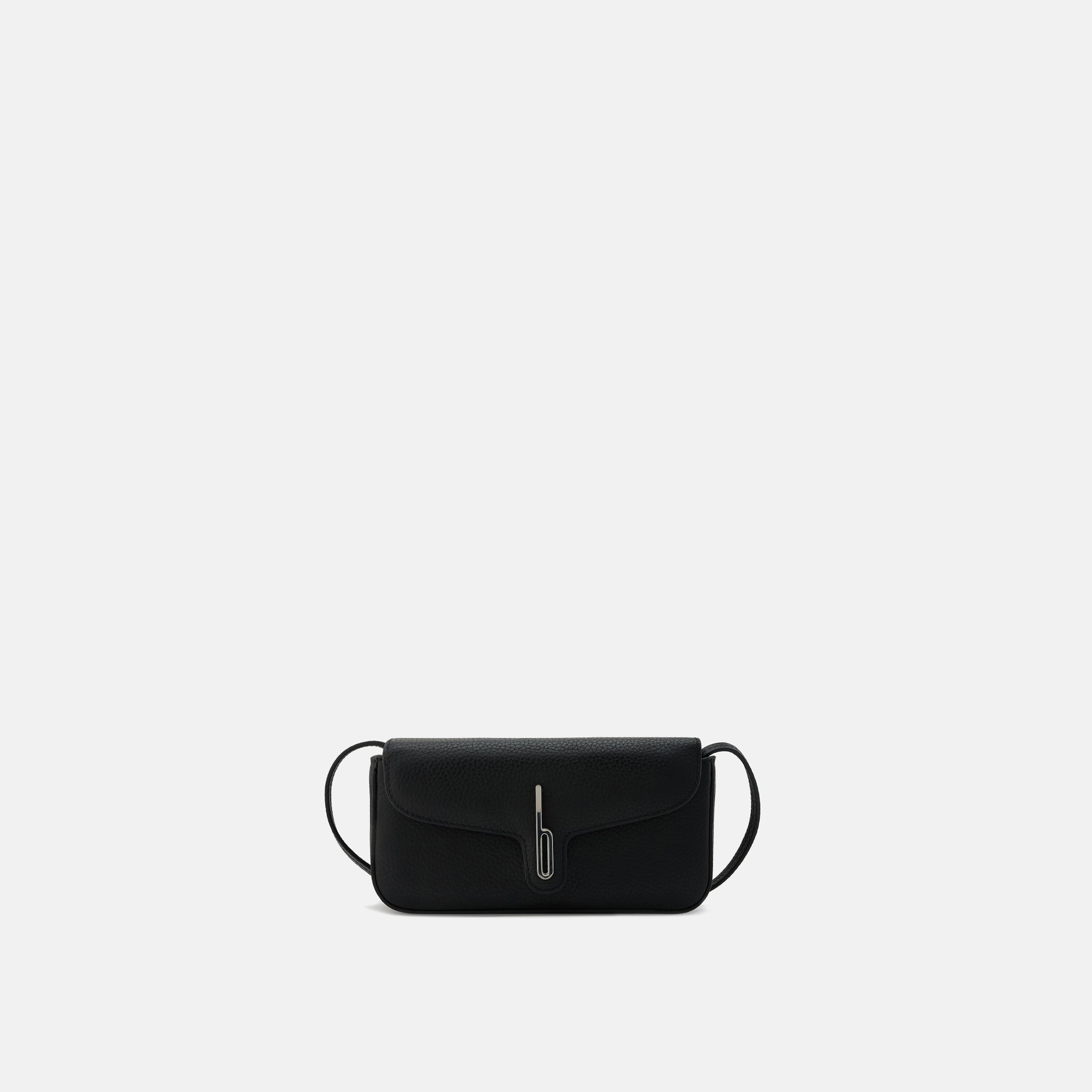 Behno CLAUDIA MINI CROSSBODY PEBBLE BLACK