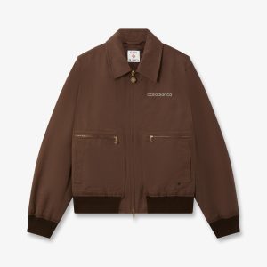 Casablanca Dark Brown Monogram Cotton Blouson