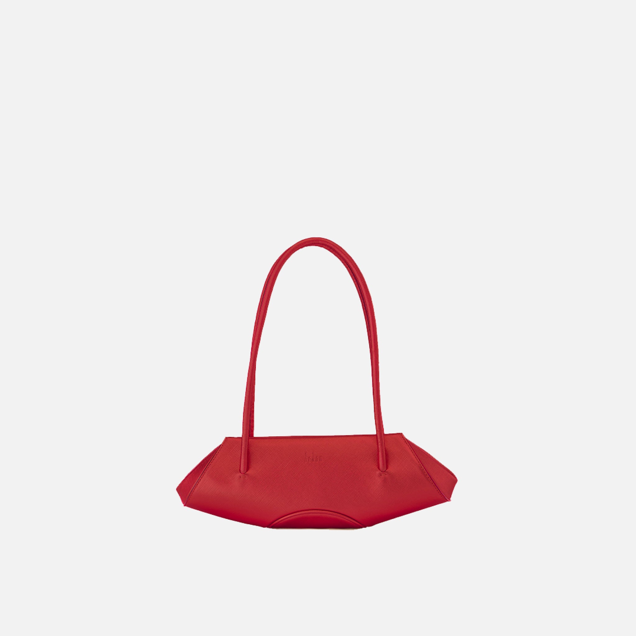 Behno ELIZABETH BAGUETTE MINI SAFFIANO RED