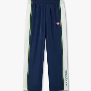 Casablanca Green & Navy Check Track Pants