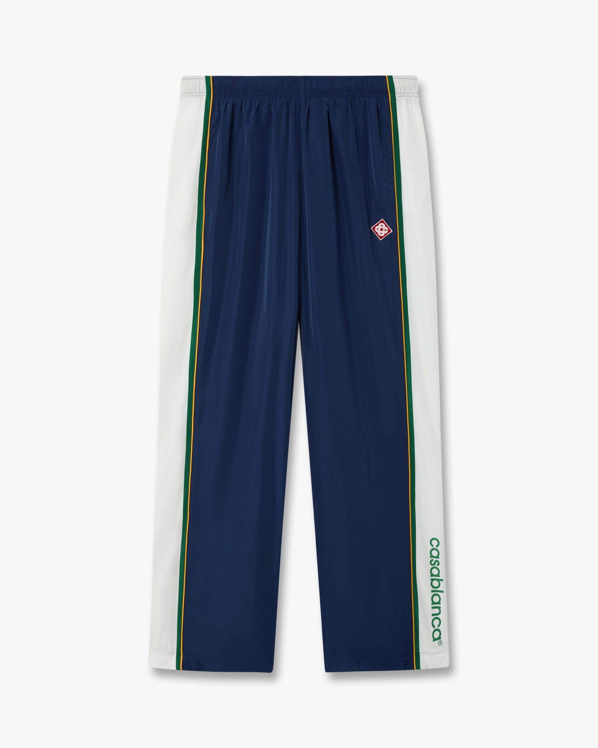 Casablanca Green & Navy Check Track Pants