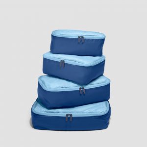 Away Insider Packing Cubes (Set of 4) in Tidal Blue