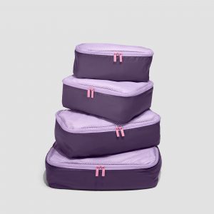 Away Insider Packing Cubes (Set of 4) in Misty Purple