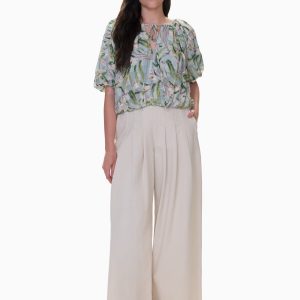 Rebecca Taylor Isla Bubble Crop Top