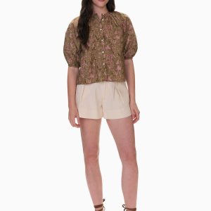 Rebecca Taylor Josie Pleat Shirt
