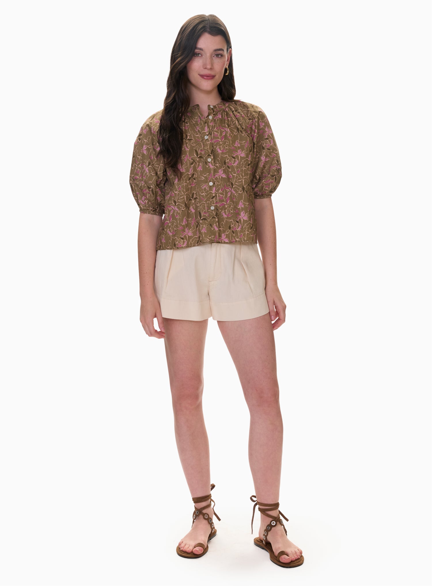 Rebecca Taylor Josie Pleat Shirt