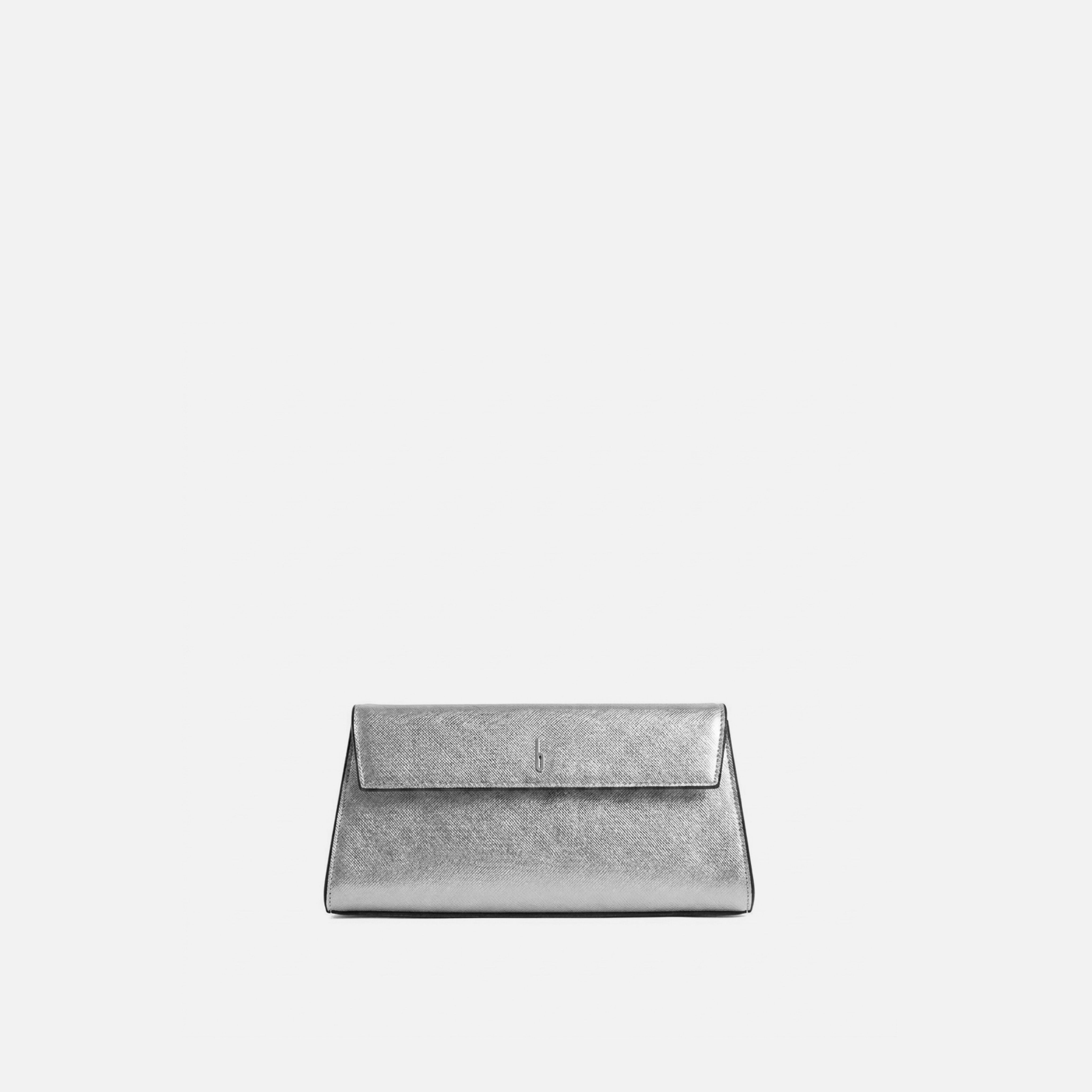 Behno MEERA CLUTCH METALLIC SILVER