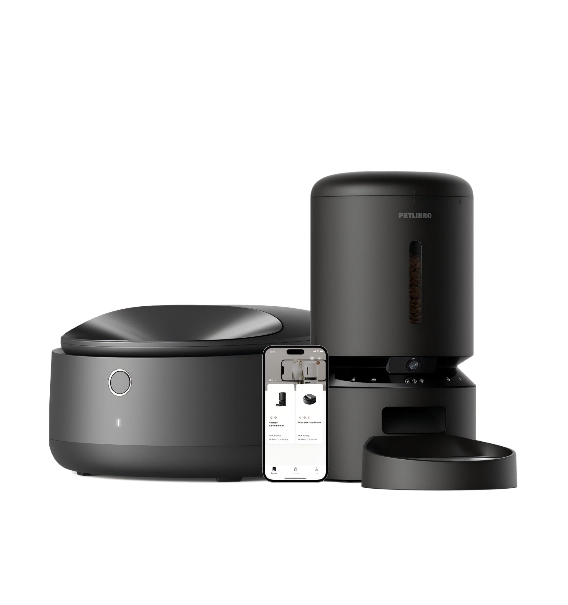 Petlibro Polar Wet Food Feeder & Granary Camera Feeder Bundle