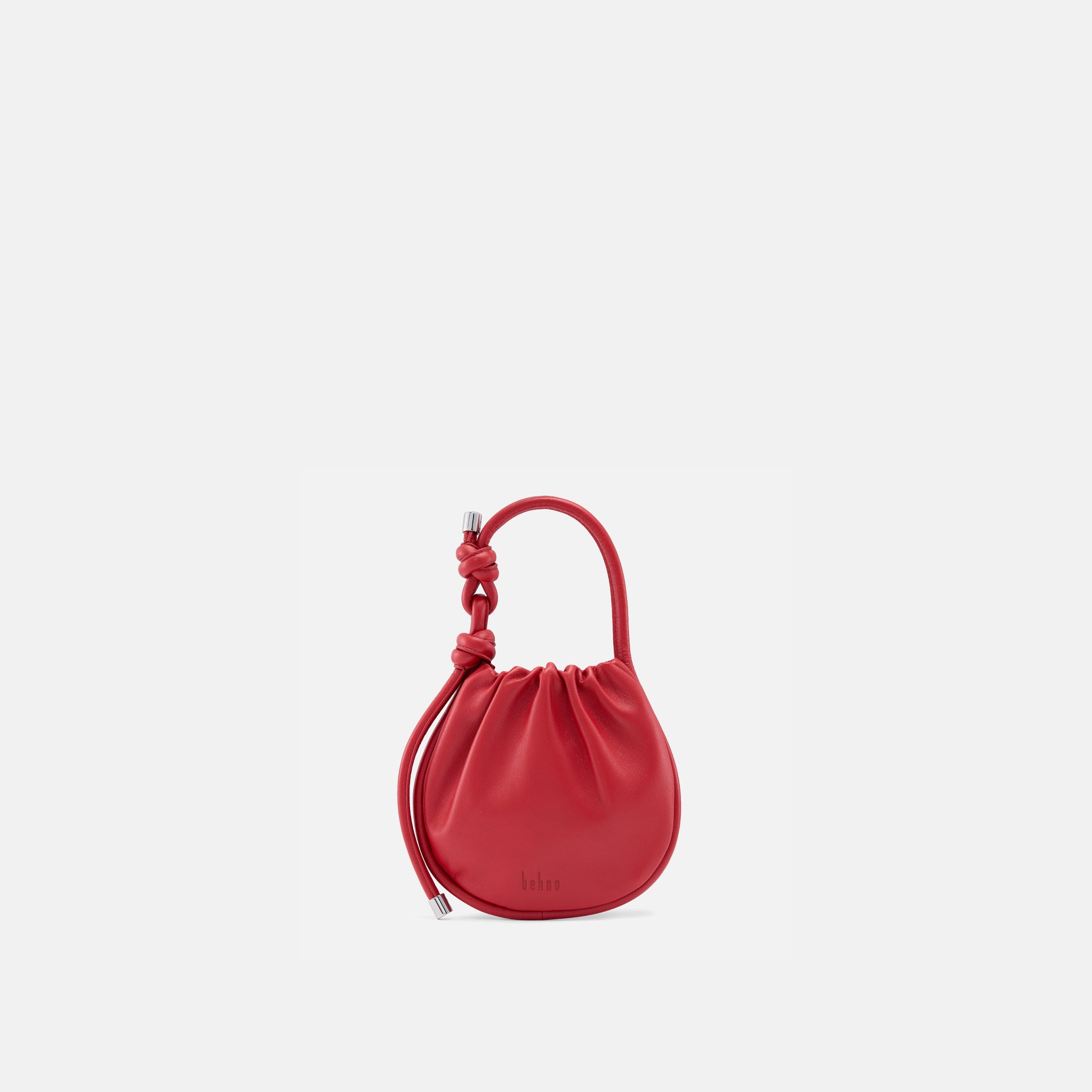 Behno INA MINI POTLI SAFFIANO RED